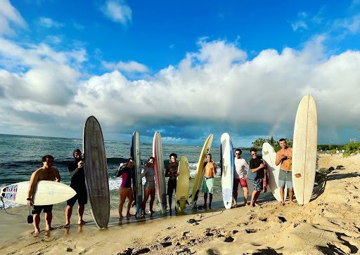 surfing north oahu hawaii